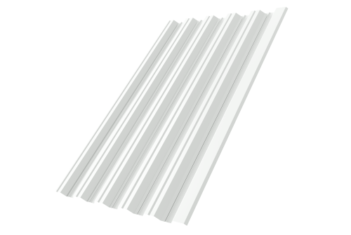 Профнастил НС35 R 0.45 PE RAL 9003 сигнальный белый