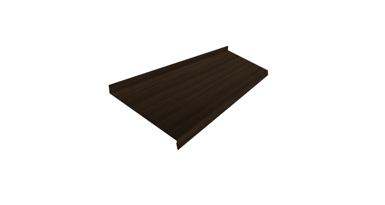 Отлив простой 200 0,45 Print Elite Coffee Wood TwinColor (2м)