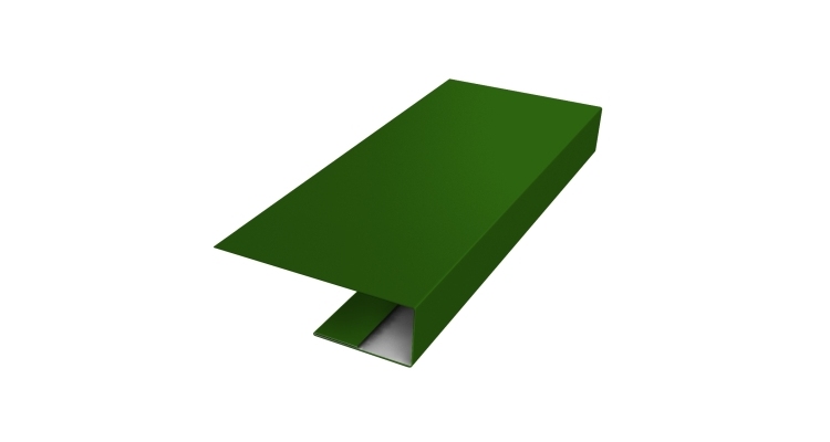 J-Профиль 12мм 0,45 PE с пленкой RAL 6002 лиственно-зеленый (2м)