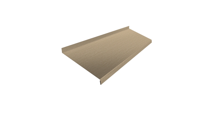 Отлив простой 200 0,45 Print Elite Milky Wood TwinColor (3м)