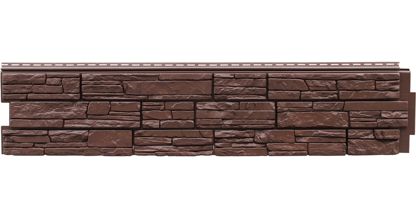 Панель фасадная Grand Line Крымский сланец Premium Acryl, арабика