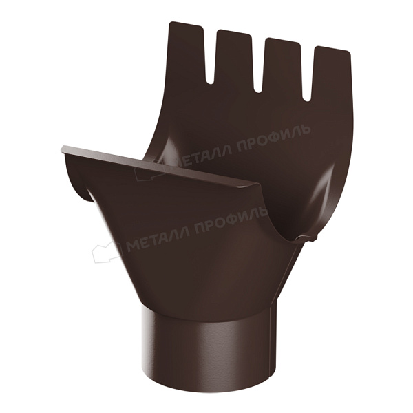 Воронка выпускная Металл Профиль Foramina PUR D125/100 RAL 8017