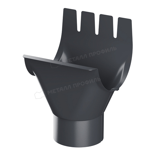 Воронка выпускная Металл Профиль Foramina PUR D125/100 RAL 7024