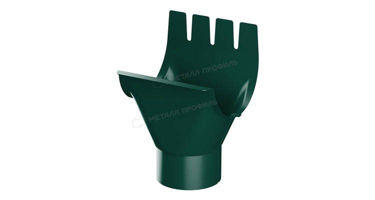 Воронка выпускная Металл Профиль Foramina PUR D125/100 RAL 6005