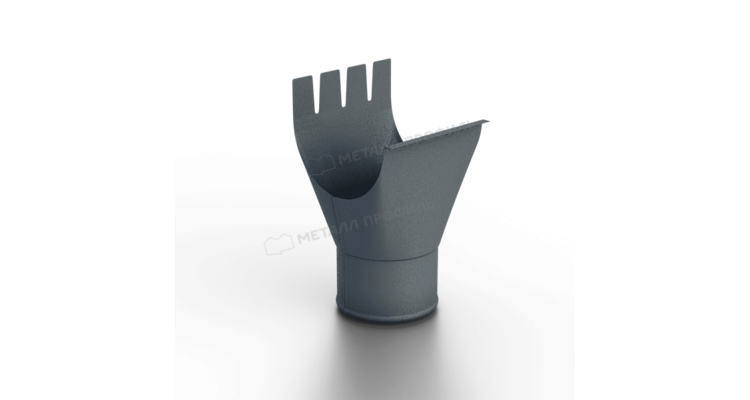 Воронка выпускная Металл Профиль Foramina Freeze D125/100 Grey