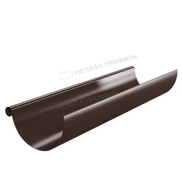 Желоб водосточный Металл Профиль GRANDSYSTEM D125х3000 RAL 8017