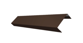 Ламель обратная 125 забора жалюзи Texas 0.5 Satin с пленкой RAL 8017 шоколад