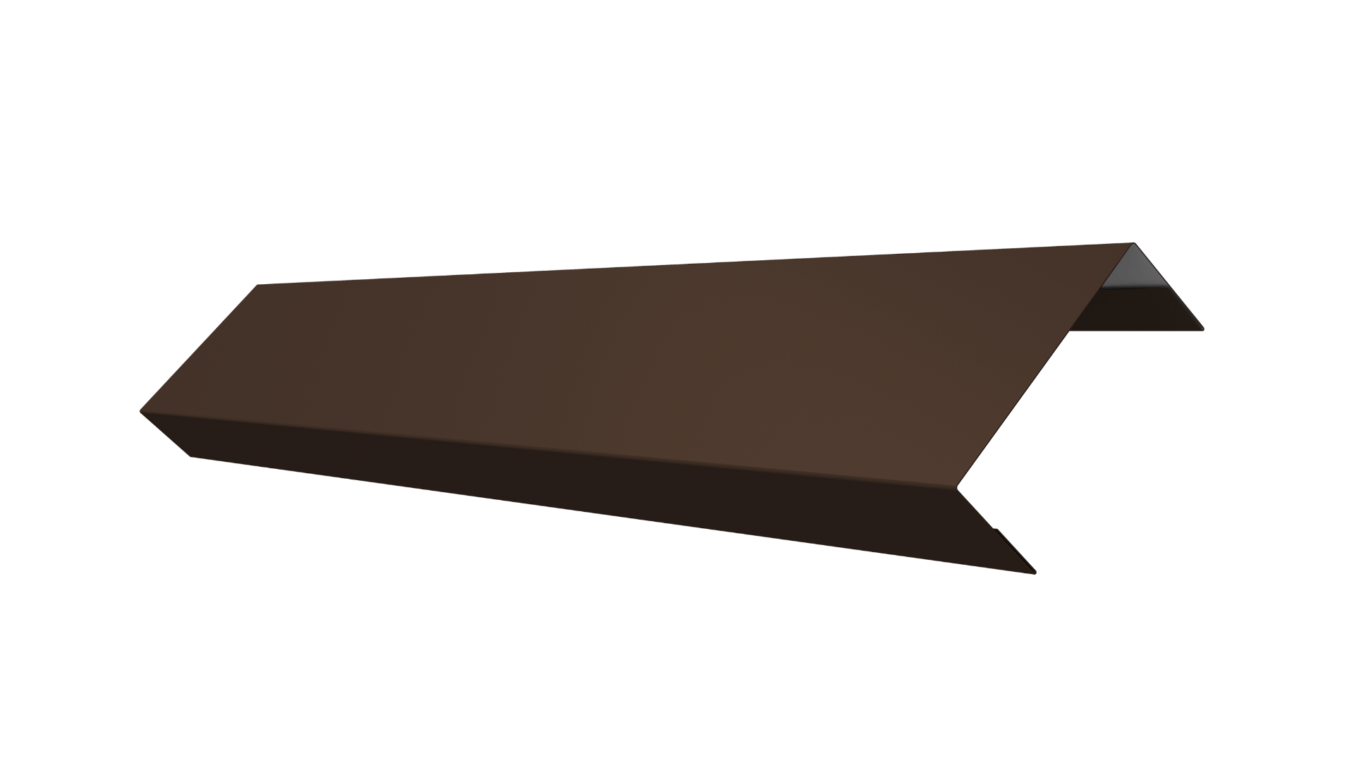 Ламель обратная 150 забора жалюзи Texas 0.45 PE-Double с пленкой RAL 8017 шоколад