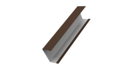 Крышка жалюзи Milan,Tokyo 0,5 Drap RAL 8017 шоколад (2,5м)