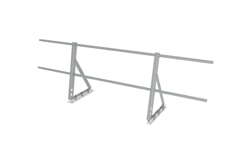 Ограждение кровельное на фальц Optima 0,65х2м RAL 9006